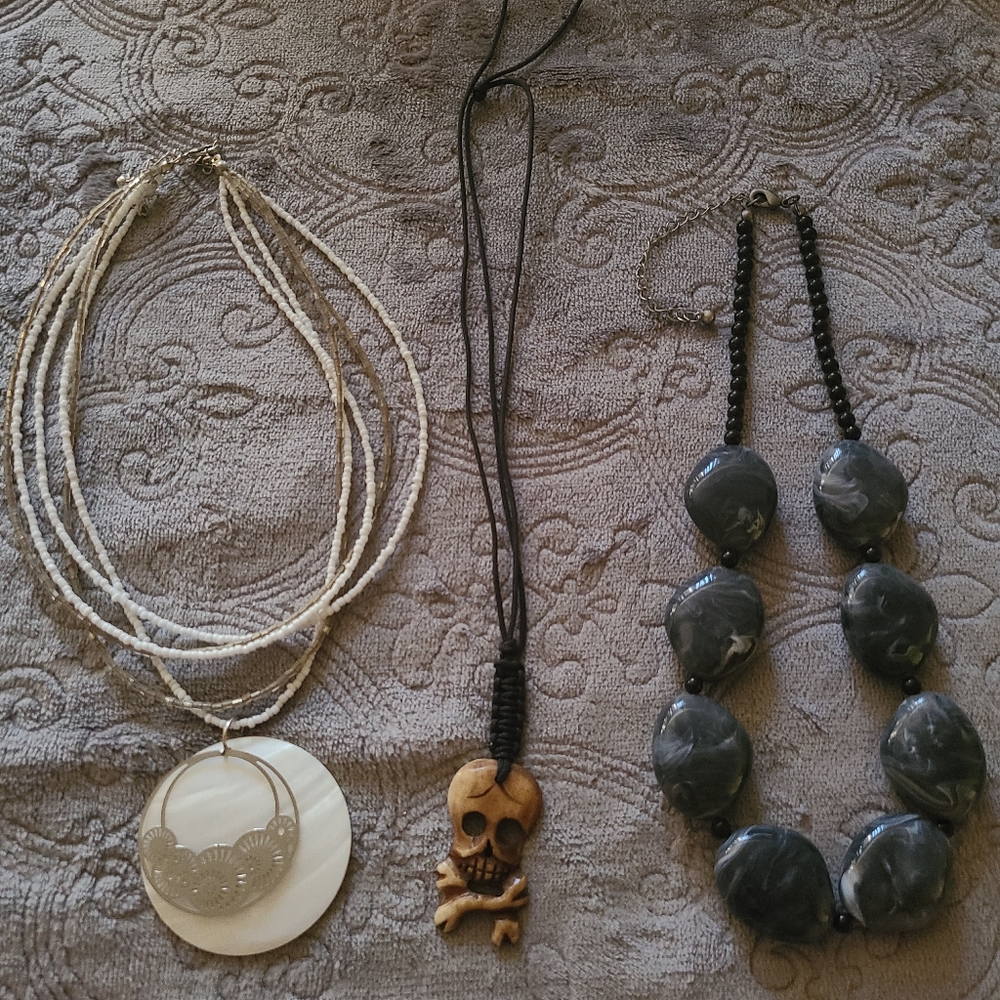 3 necklaces